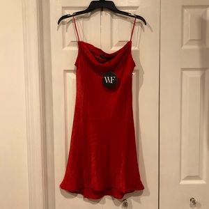 White fox boutique mini slip dress, BNWT